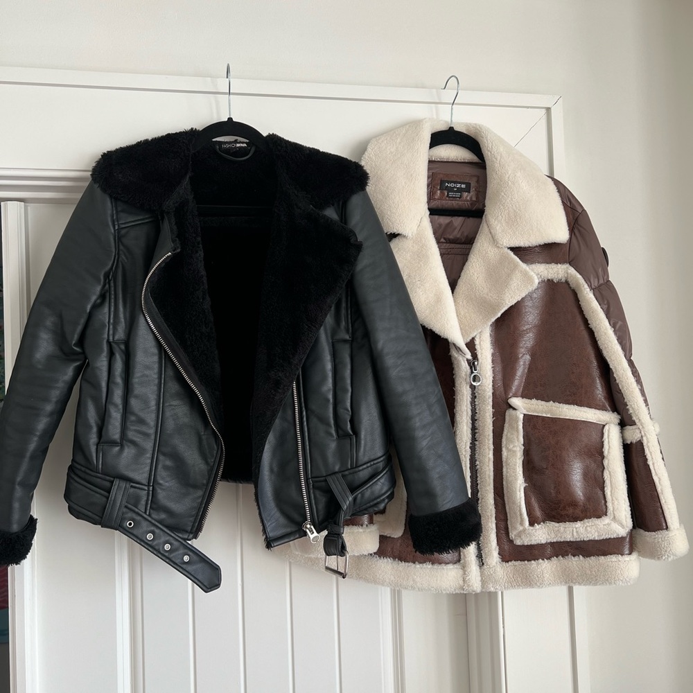 BUNDLE DEAL: Two Shearling Coats / Jackets